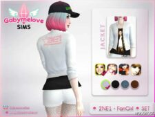 Sims 4 Mod: ♠ 2NE1 • FanGirl ♠ Clothes SET | Updated 2023 (Image #2)