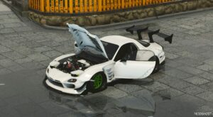 GTA 5 Nissan Vehicle Mod: Widebody RX7 (Image #3)