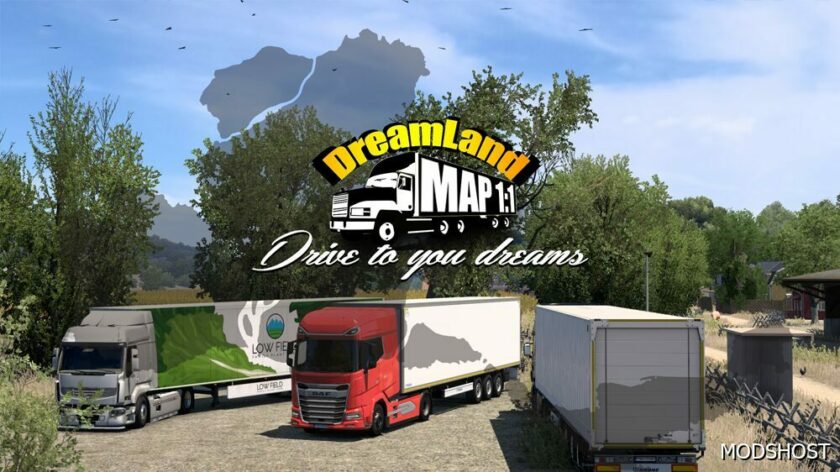 DreamLand Map V1.0.2 | 1:1 Scale [1.49] for Euro Truck Simulator 2