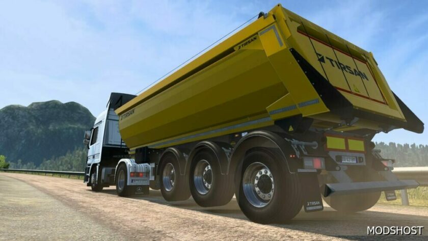 Double Axle Lifting for Tirsan Dumper Trailer [1.48] for Euro Truck Simulator 2