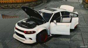 GTA 5 Dodge Vehicle Mod: Charger Widebody Lifted Edition (Image #3)
