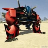 GTA 5 Player Mod: Transformers Optimus Transformers Prime (Image #2)