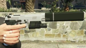 GTA 5 Weapon Mod: XM96E1 Resident Evil 4 (2023) Replace (Image #4)