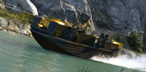 GTA 5 Vehicle Mod: Special Operations Craft – Riverine Replace | 4 Turrets V2.0 (Featured)
