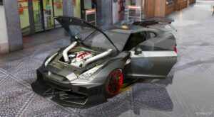 GTA 5 Nissan Vehicle Mod: Skyline R35 Widebody Legend Edition (Image #3)