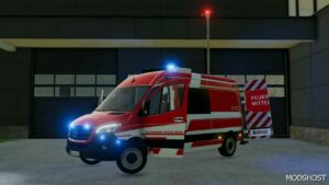 FS22 Mercedes-Benz Vehicle Mod: Sprinter 2019 ELW V1.2.1 (Image #4)