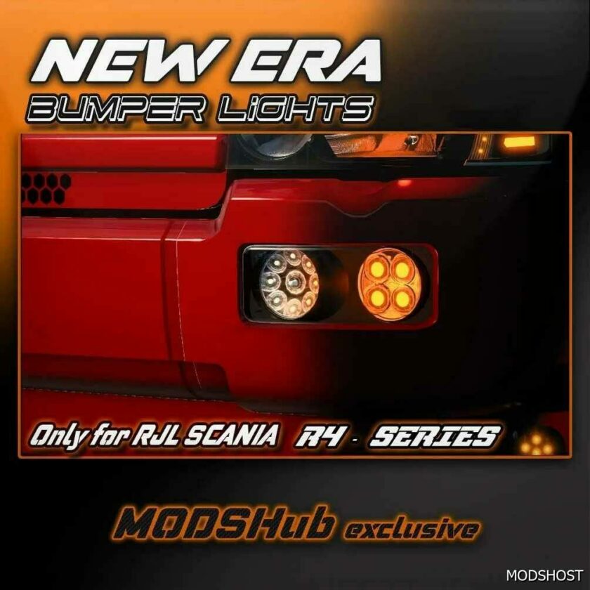 NEW ERA Bumper Lights Scania RJL 4 Series [1.48] for Euro Truck Simulator 2