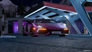 BeamNG Lamborghini Car Mod: 2023 Lamborghini Revuelto V1.1 Update 0.30 (Image #4)