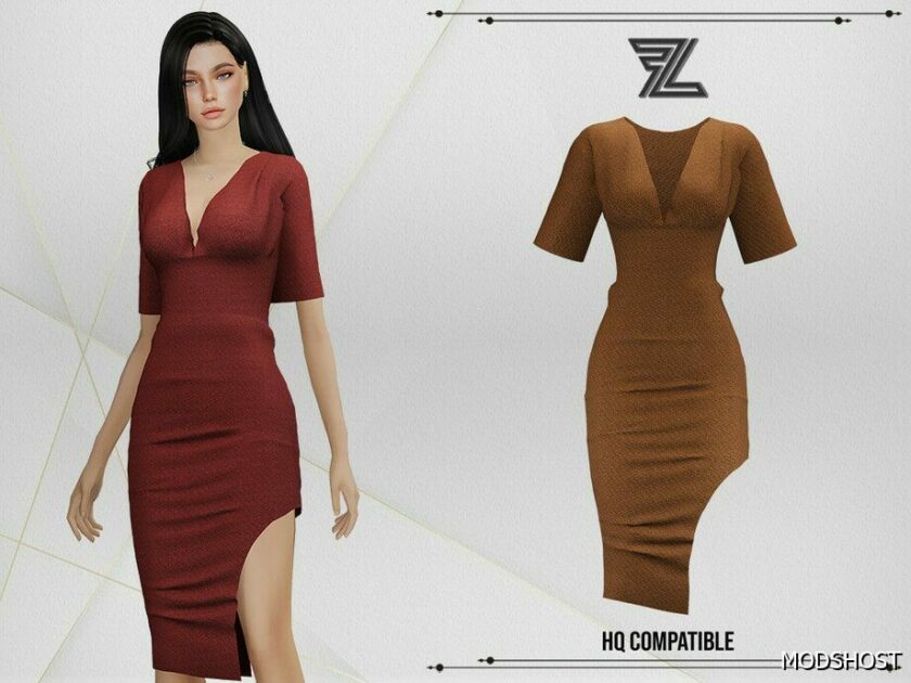 Abby Dress for Sims 4