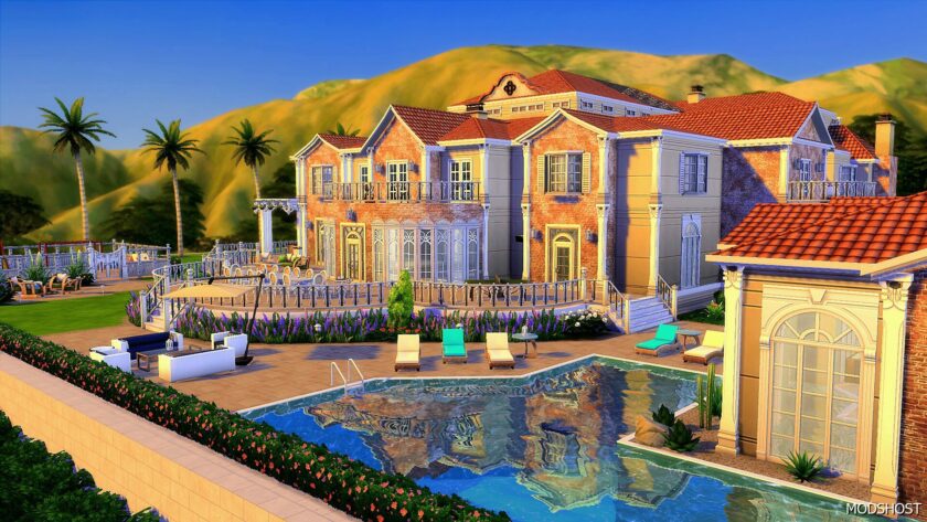 Cliffside Estate [No CC] for Sims 4