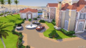 Sims 4 House Mod: Cliffside Estate No CC (Image #9)