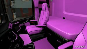 ETS2 Scania Mod: Pink Interior for Scania S & R 2016 (Image #2)