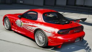 GTA 5 Mazda Vehicle Mod: RX-7 Fast AND The Furious (Image #3)