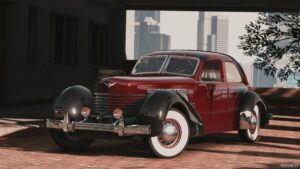 GTA 5 Vehicle Mod: 1937 Cord 812 Charged Beverly Sedan Add-On | Lods | Extras V1.2 (Image #2)