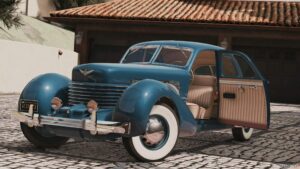 GTA 5 Vehicle Mod: 1937 Cord 812 Charged Beverly Sedan Add-On | Lods | Extras V1.2 (Image #4)