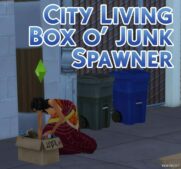 City Living BOX O’ Junk Spawner for Sims 4