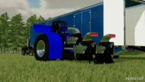Blue Modified Pulling Tractor for Farming Simulator 22