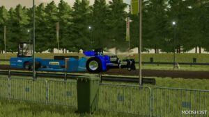 FS22 Mod: Blue Modified Pulling Tractor (Image #2)