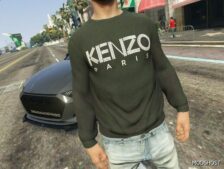 GTA 5 Player Mod: Kenzo Jumper SET for MP Male (Image #3)