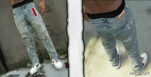 GTA 5 Player Mod: Dsquared2 Jeans SET for MP Male X (Image #3)