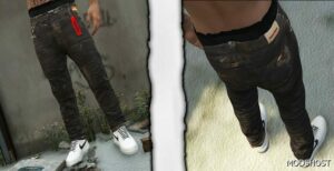 GTA 5 Player Mod: Dsquared2 Jeans SET for MP Male X (Image #4)