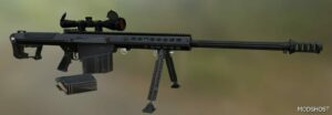 Barrett M107A1 + M82A3 [29Inch + 20Inch] V3.1 for Grand Theft Auto V