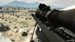 GTA 5 Weapon Mod: Barrett M107A1 + M82A3 29Inch + 20Inch V3.1 (Image #3)