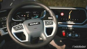 ETS2 DAF Interior Mod: High Quality Dashboard - DAF 2021 XG & XG+ V2.5.1 (Image #2)