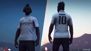 Real Madrid Jersey – Free Model AND Texture V1.2 for Grand Theft Auto V