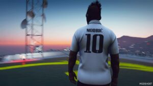 GTA 5 Player Mod: Real Madrid Jersey – Free Model AND Texture V1.2 (Image #2)