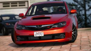 GTA 5 Subaru Vehicle Mod: Impreza WRX STI 2008 Add-On | Fivem | Sound V0.9 (Image #4)