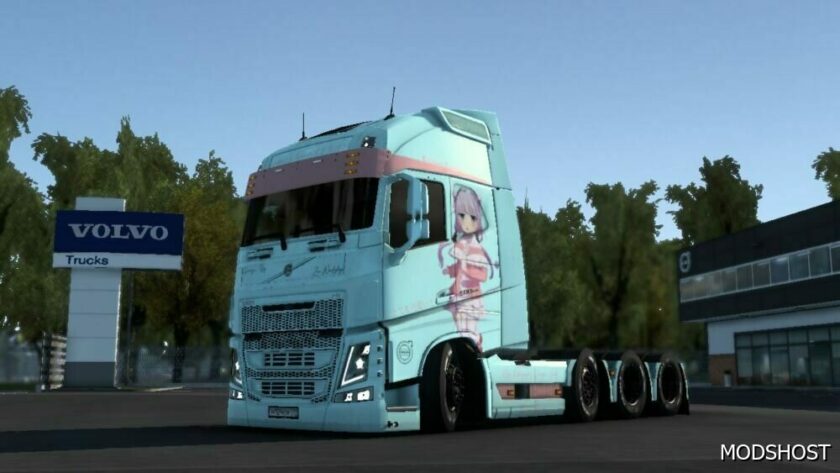 Kanna Kamui Skin for Pendragon Volvo FH12 by ZEN Workshop for Euro Truck Simulator 2