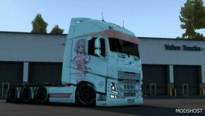 ETS2 Volvo Mod: Kanna Kamui Skin for Pendragon Volvo FH12 by ZEN Workshop (Image #2)