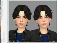 Flow Hair for Child for Sims 4