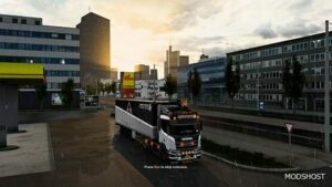 ETS2 Scania Mod: Ludwig Transporte Trailer for Scania R620 R590 1.48 (Image #3)