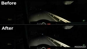 ETS2 Headlights Part Mod: Improved Headlights for SCS Trucks V1.1.1 (Image #3)