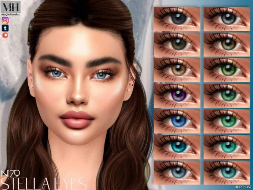 Stella Eyes N179 for Sims 4