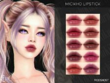 Michiko Lipstick for Sims 4