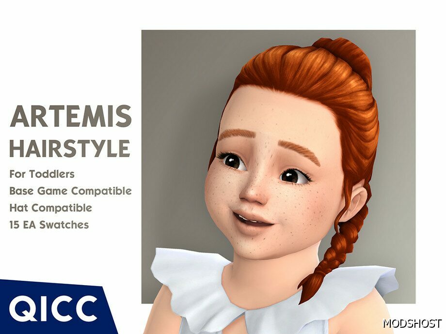 Artemis Hair Sims 4 Mod ModsHost