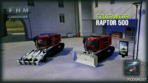Fire Department Raptor 500 for Farming Simulator 22