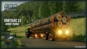 FS22 Trailer Mod: Unitrac Woodtrans LE V1.1 (Image #2)