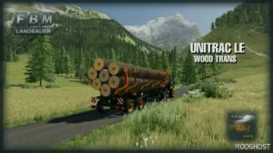 FS22 Trailer Mod: Unitrac Woodtrans LE V1.1 (Image #4)