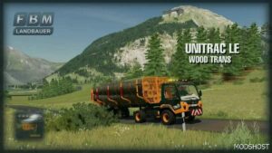 FS22 Trailer Mod: Unitrac Woodtrans LE V1.1 (Image #5)