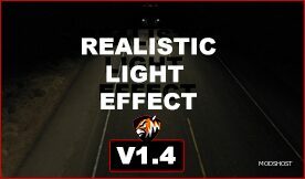 Realistic Lights Effect V2.4.7 [1.49] for Euro Truck Simulator 2