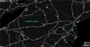 ATS Map Mod: Delaware – NEW Jersey – NEW York Add-On V1.3 1.49 (Image #3)