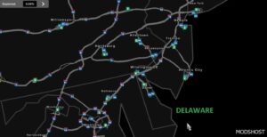 ATS Map Mod: Delaware – NEW Jersey – NEW York Add-On V1.3 1.49 (Image #6)