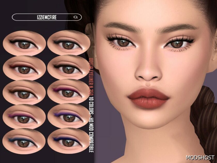 Odilia Eyeliner N.250 for Sims 4