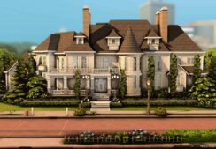 Luxury Family Mansion [No CC] for Sims 4