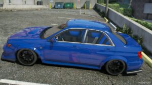 GTA 5 Subaru Vehicle Mod: 2002 Subaru Impreza WRX STI Drift (Image #2)