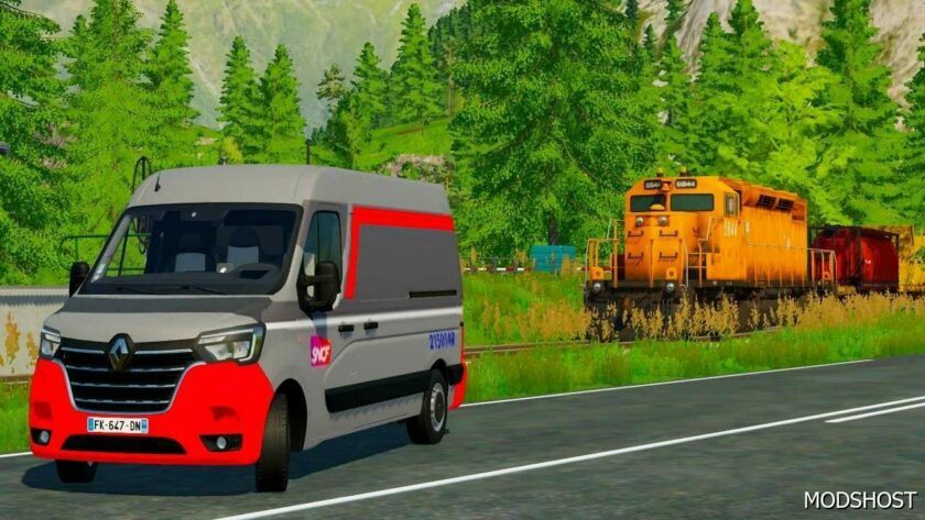 Renault Master Sncf Multiservice Livery for Farming Simulator 22